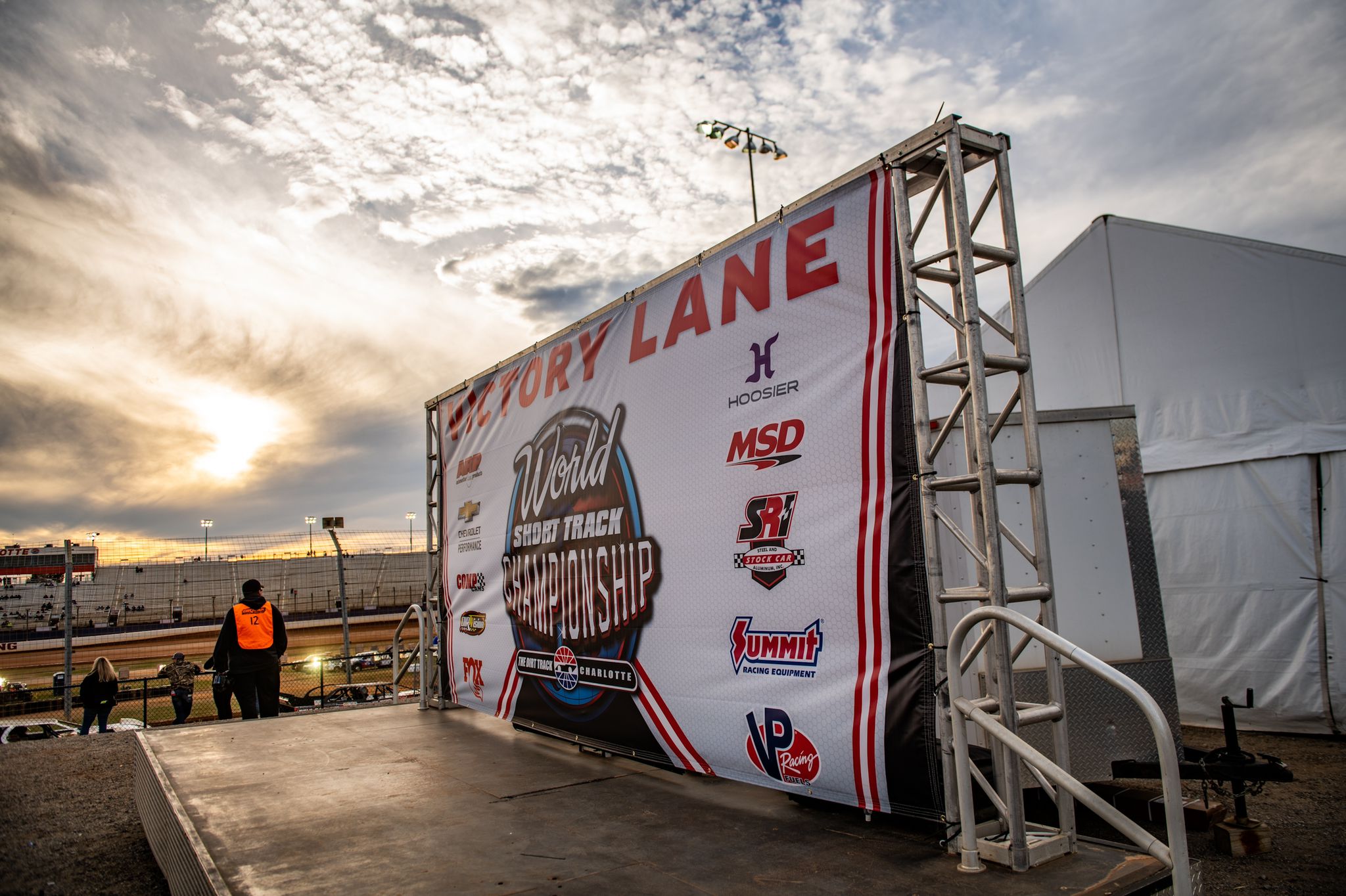 Victory Lane at World Short Track Championship