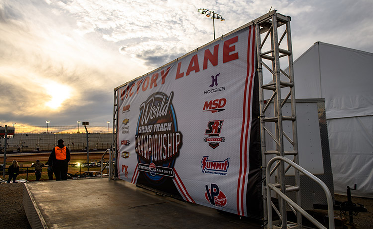 World Short Track Championship Victory Lane