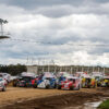 DIRTcar 358 Modifieds go 4-wide at Super DIRT Week.