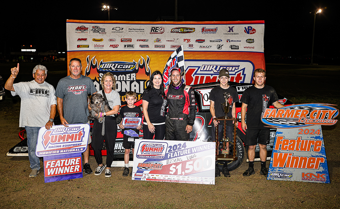 Michael Long wins at Farmer City Raceway