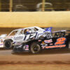 Rod Tucker races next to Bradley Weaver